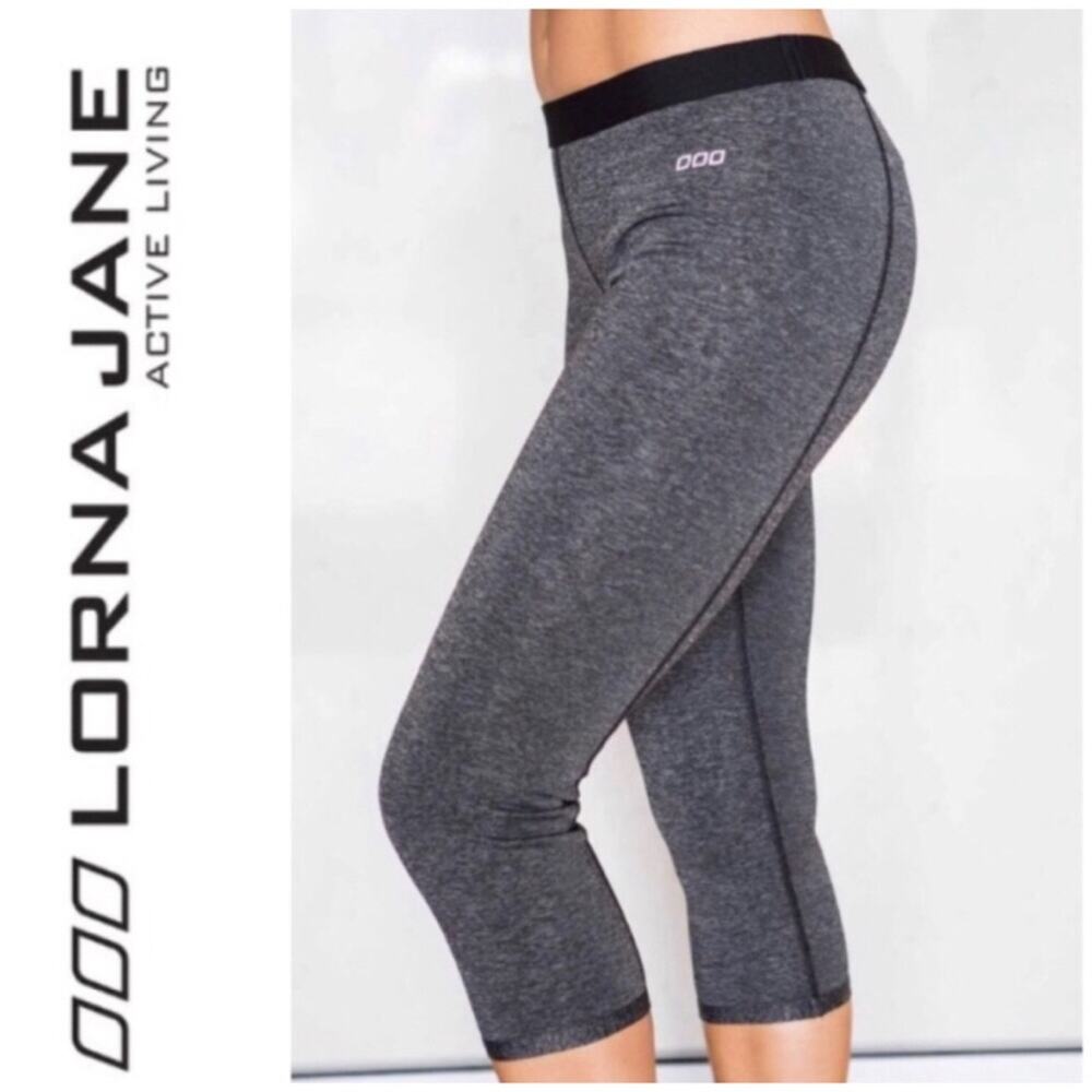Lorna Jane Power Support 7/8 Tight gray black